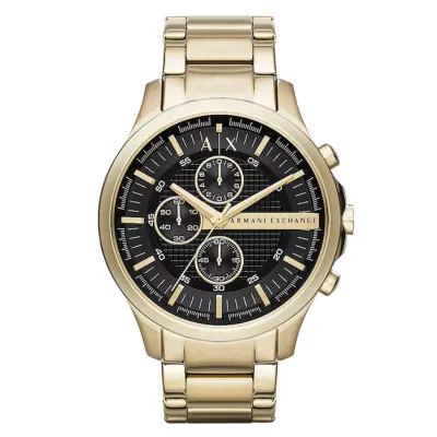 Armani Exchange Chronograph Gold-Tone Steel Men's Watch